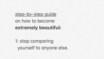 Step By Step Guide to Being Beautiful