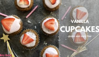 Vanilla Protein Cupcakes (gluten-free, dairy-free)