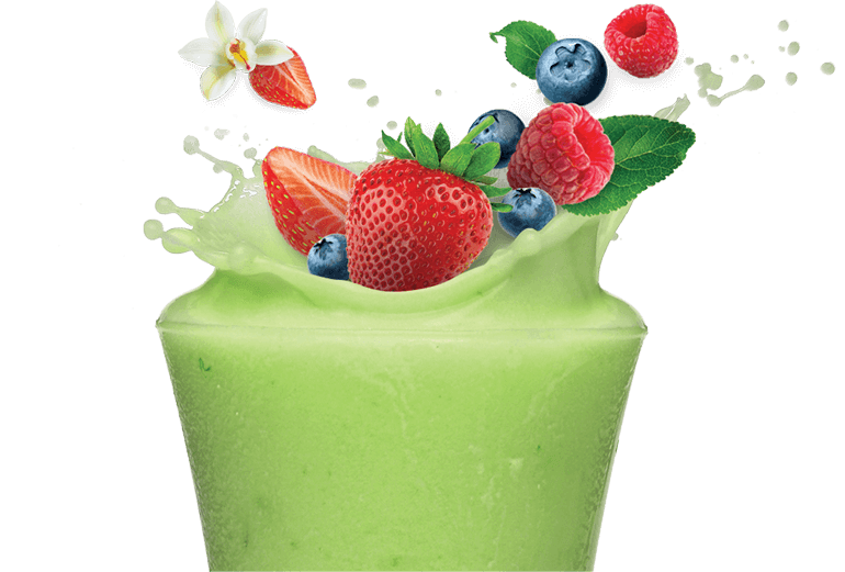 Berry Green Protein Shake Image
